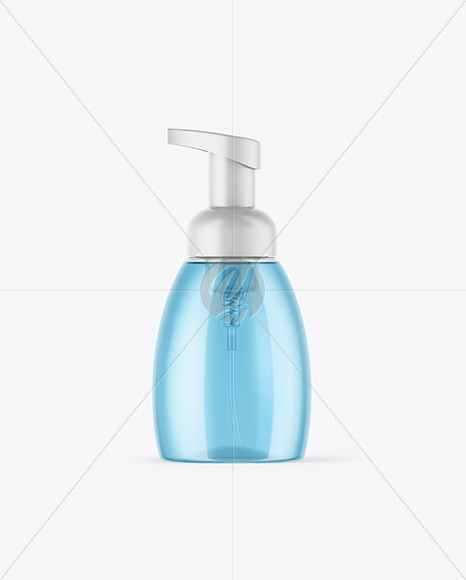 Clear Soap Bottle Mockup