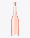 Rose Wine Bottle Mockup