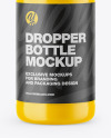 Glossy Dropper Bottle Mockup