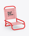 Matte Beach Chair Mockup