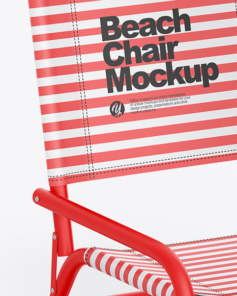 Matte Beach Chair Mockup