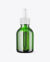 Green Dropper Bottle Mockup