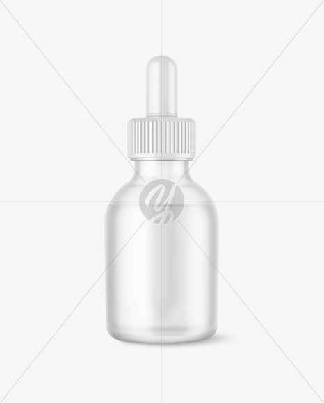 Frosted Dropper Bottle Mockup