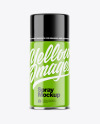 Glossy Spray Can Mockup