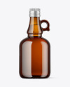 Amber Glass Bottle Mockup Amber Glass Bottle Mockup