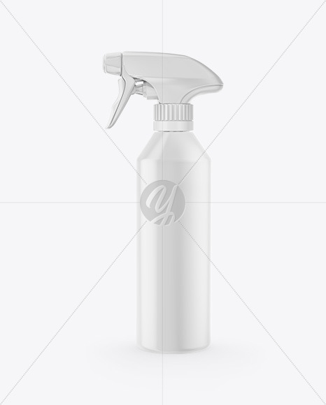 Plastic Spray Bottle Mockup