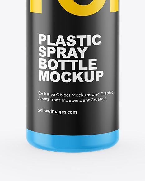 Plastic Spray Bottle Mockup