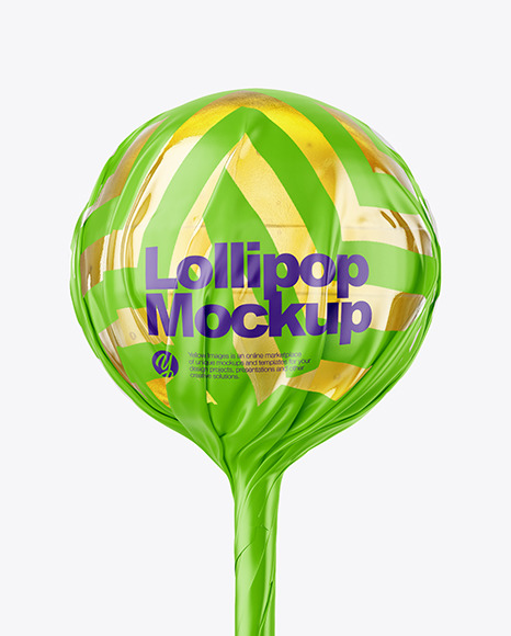 Ball Lollipop Mockup