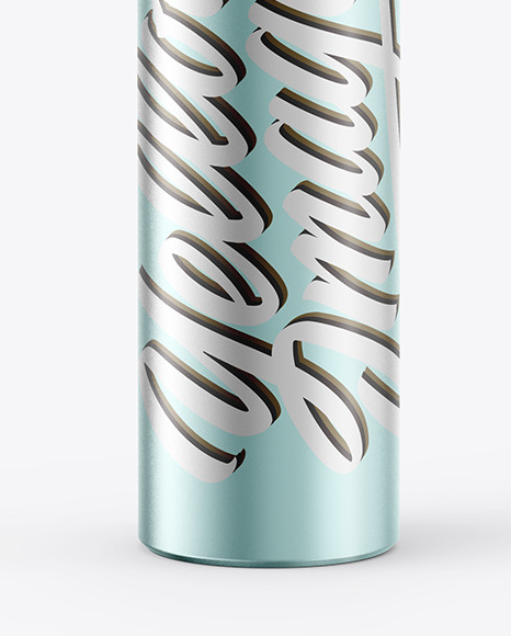 Metallic Vitamin Tube Mockup