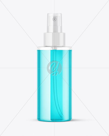 Clear Spray Bottle Mockup