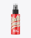 Matte Spray Bottle Mockup