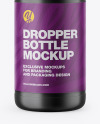 Matte Dropper Bottle Mockup