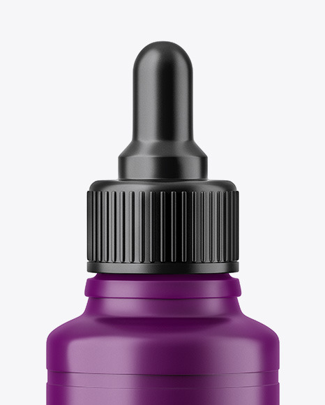 Matte Dropper Bottle Mockup