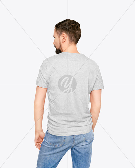 Man in a T-Shirt Mockup