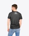 Man in a T-Shirt Mockup