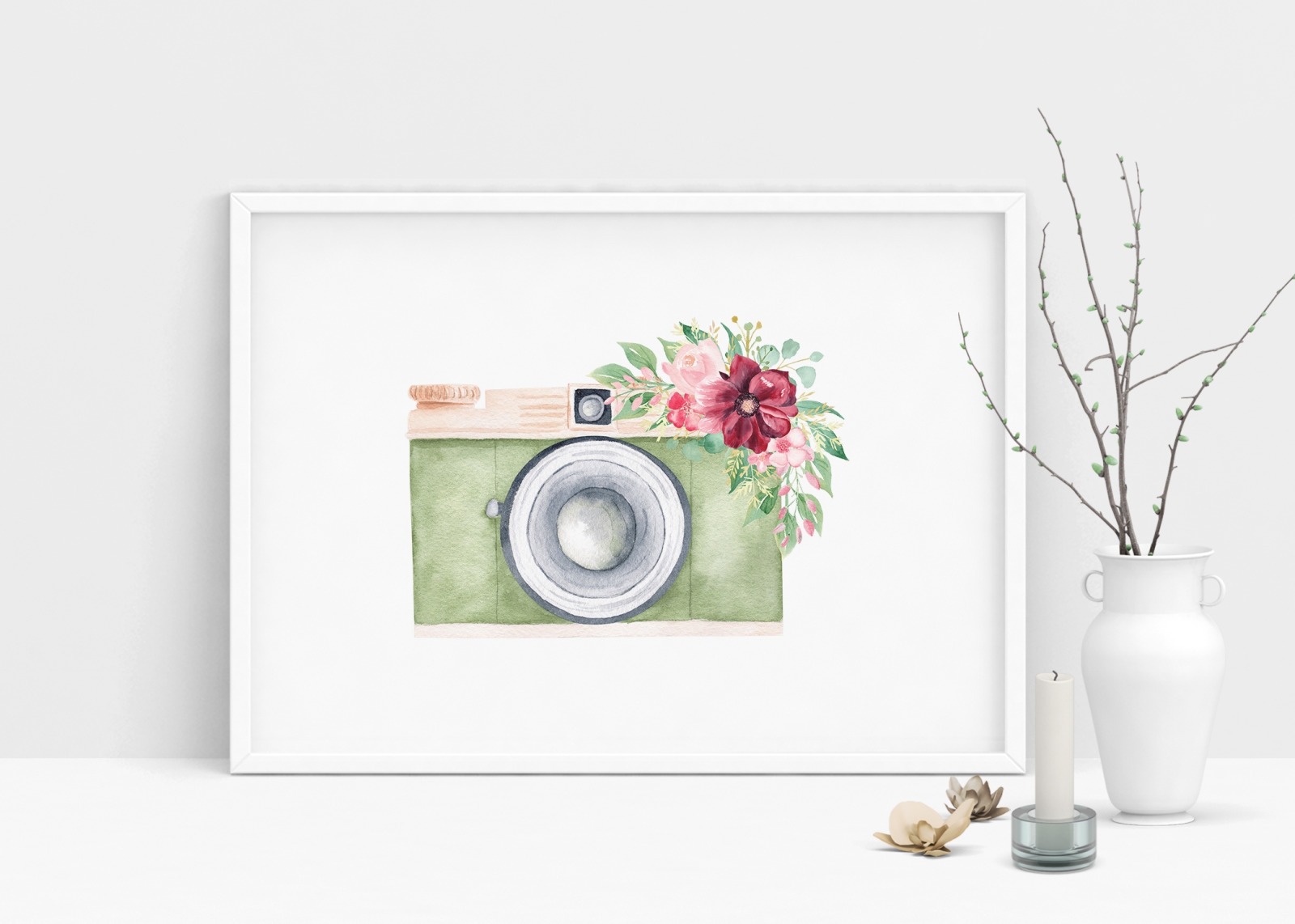 Watercolor Vintage Cameras Collection Watercolor Vintage Cameras Collection