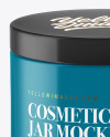 Glossy Plastic Cosmetic Jar Mockup