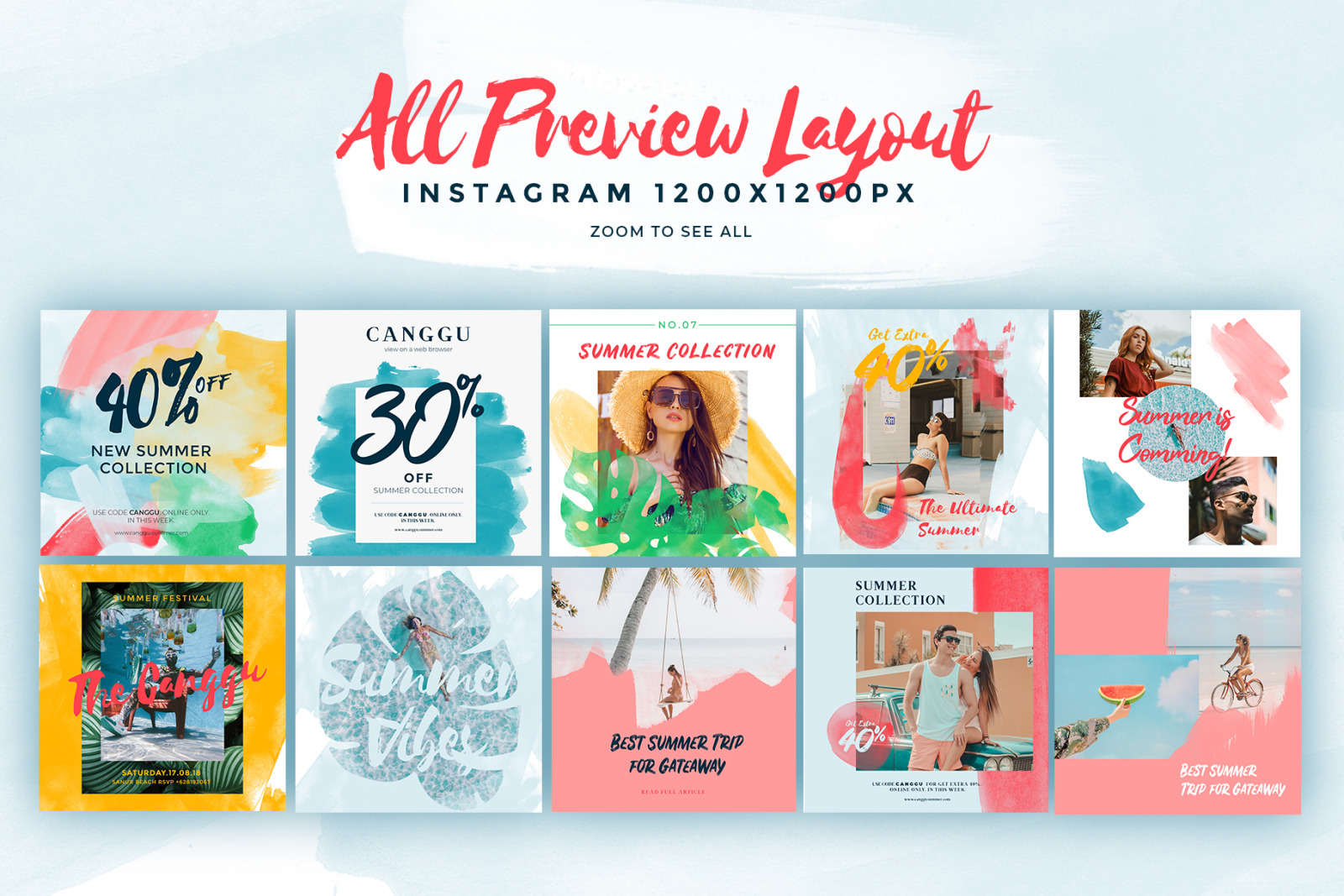 CANGGU-Social Media Pack Templates