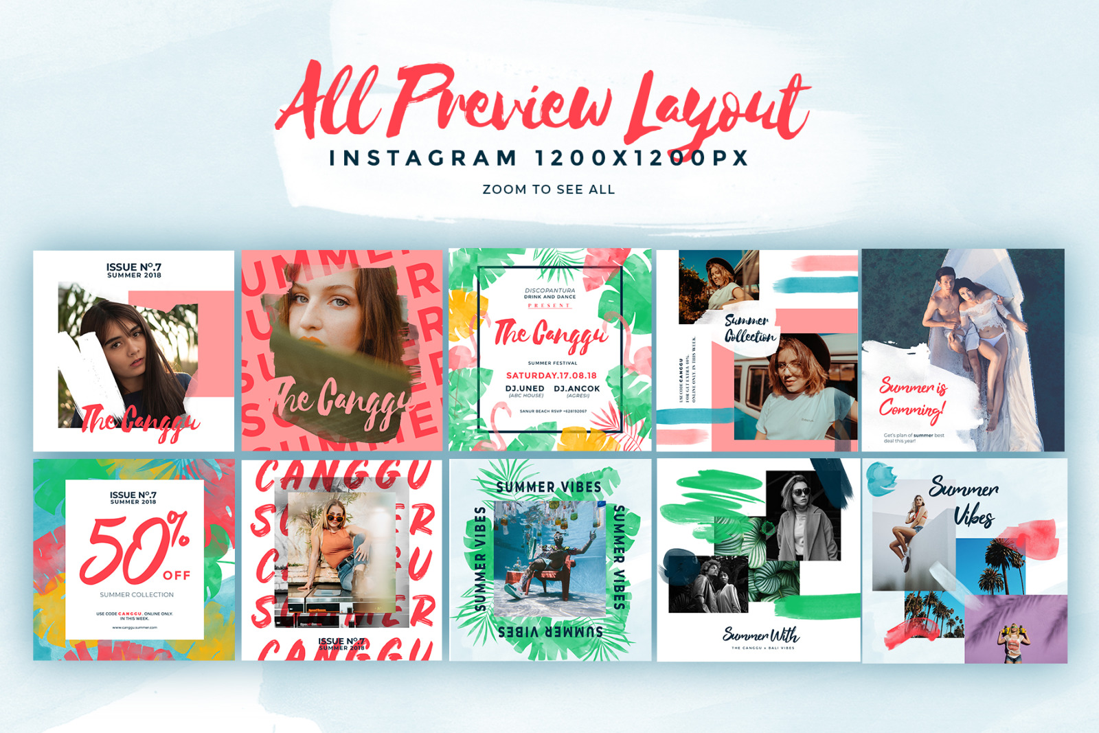 CANGGU-Social Media Pack Templates