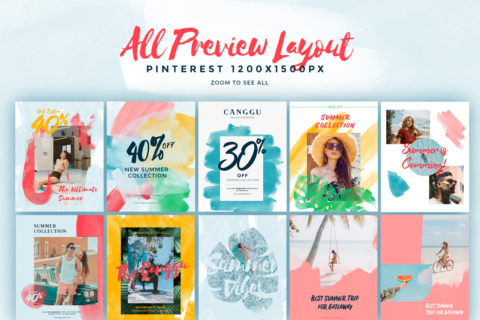 CANGGU-Social Media Pack Templates