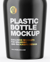 Glossy Plastic Bottle Mockup