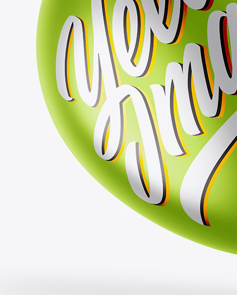 Metallic Balloon Mockup