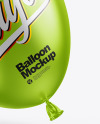 Metallic Balloon Mockup