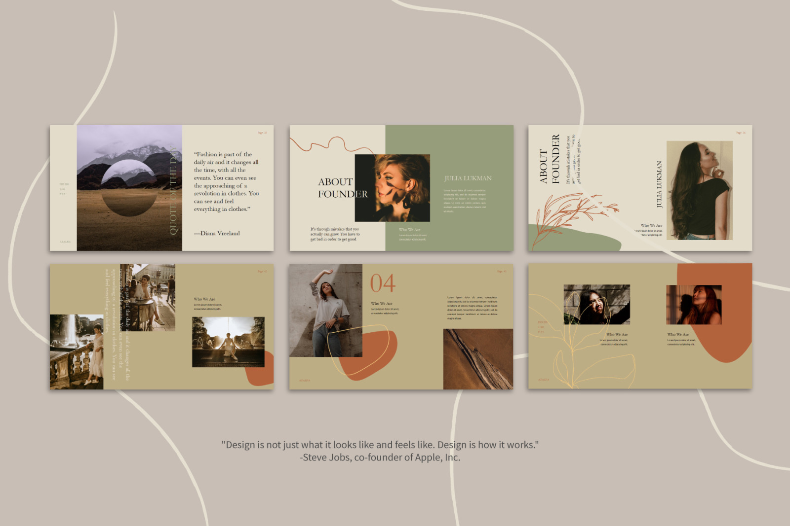 AZALEA - PowerPoint Template AZALEA - PowerPoint Template