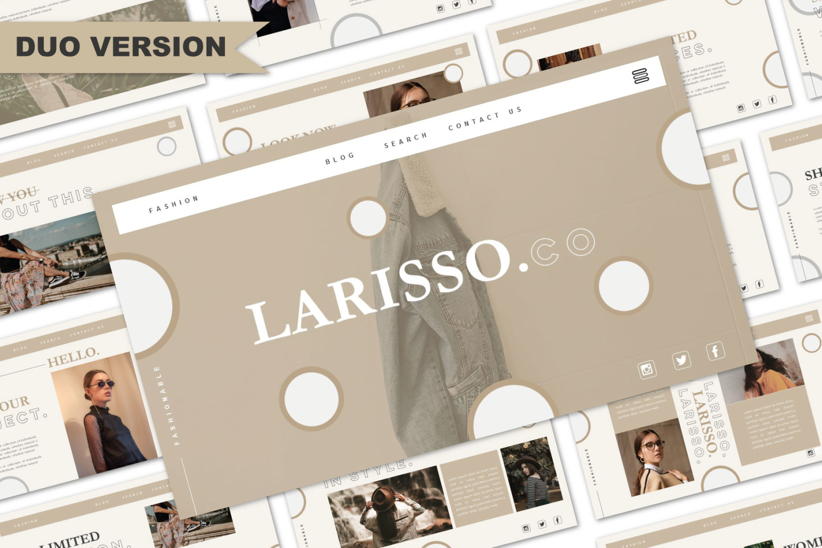 LARISSO - PowerPoint Template LARISSO - PowerPoint Template
