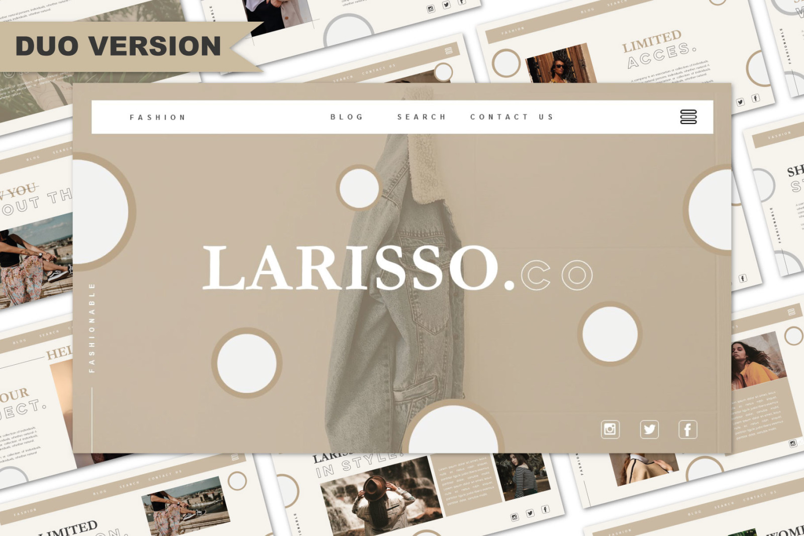 LARISSO - PowerPoint Template LARISSO - PowerPoint Template