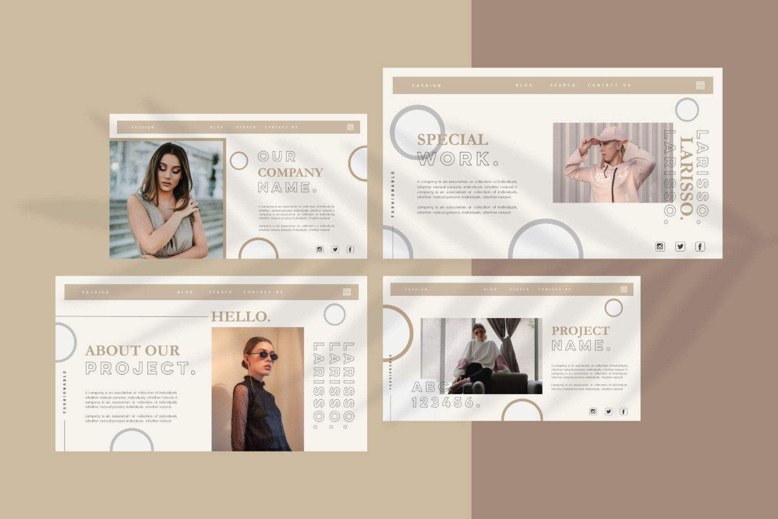 LARISSO - PowerPoint Template LARISSO - PowerPoint Template