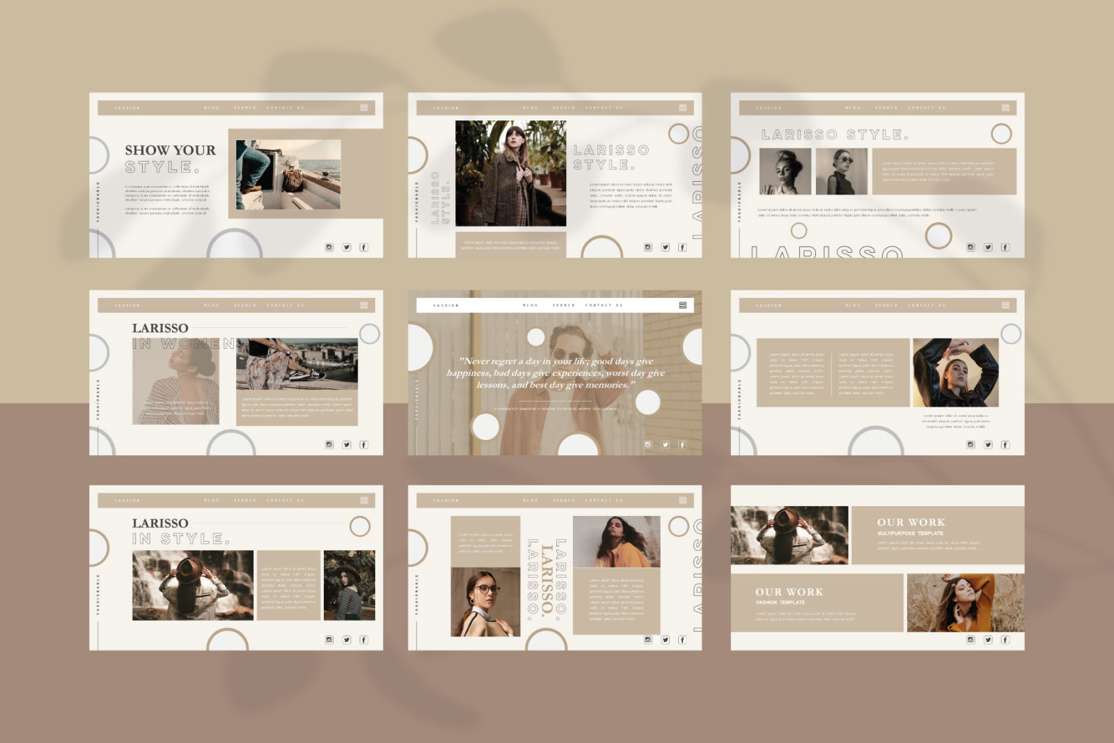 LARISSO - PowerPoint Template LARISSO - PowerPoint Template