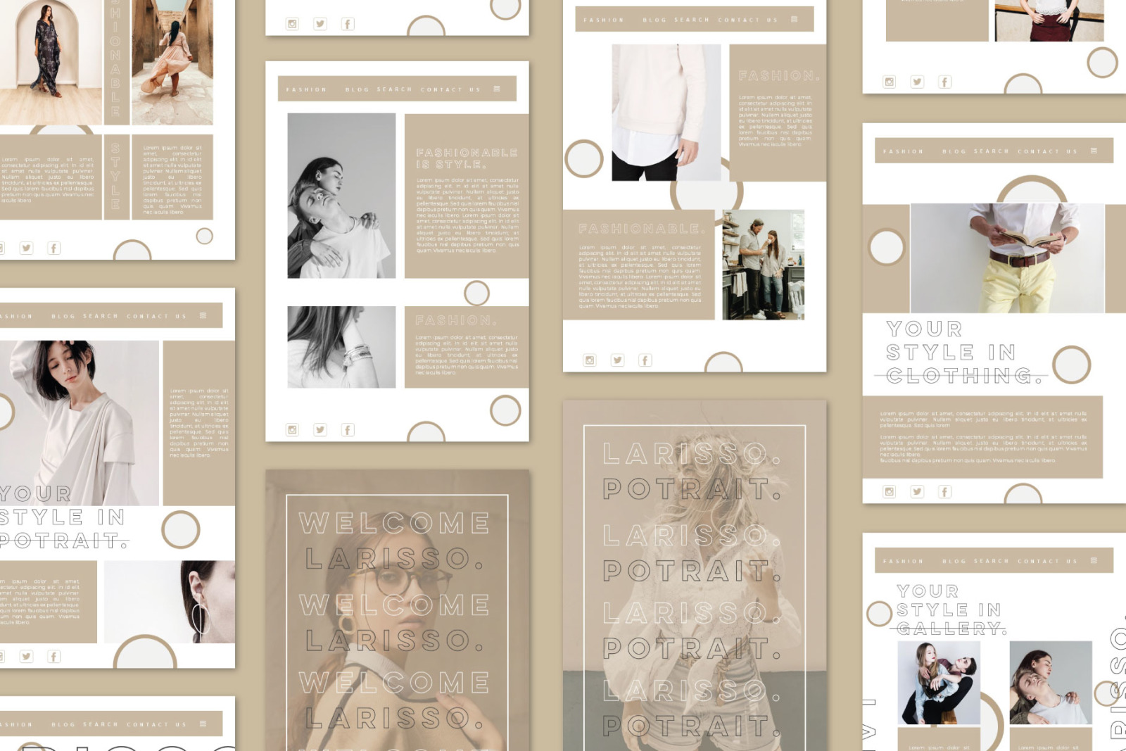 LARISSO - PowerPoint Template LARISSO - PowerPoint Template