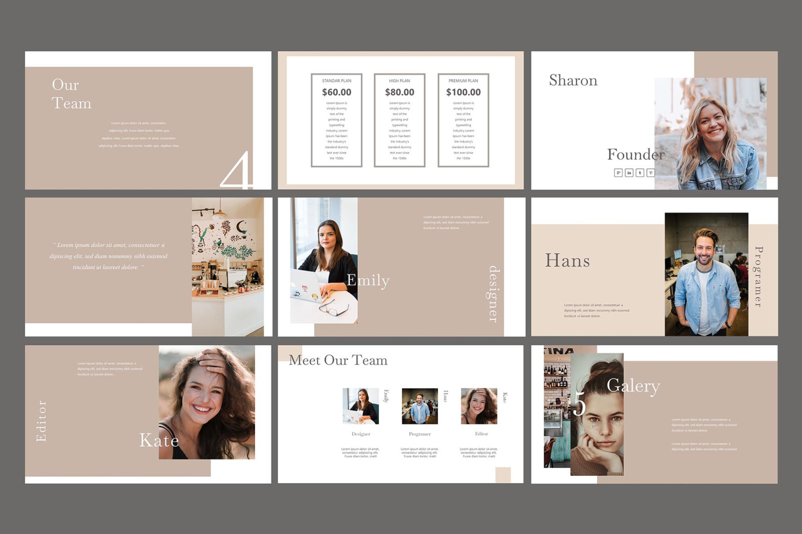 Sharon - PowerPoint Template