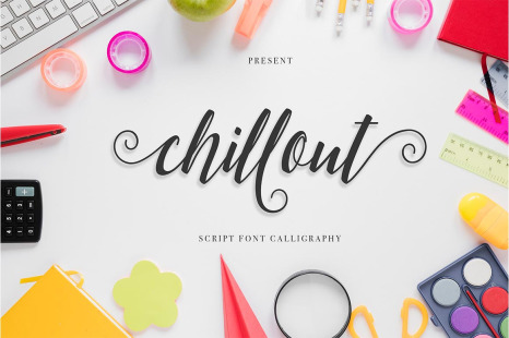 Chillout Script Font - Handwritten script font