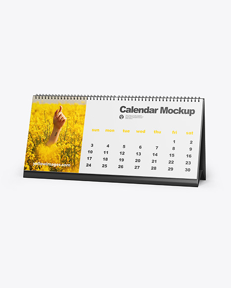 Desk Calendar Mockup