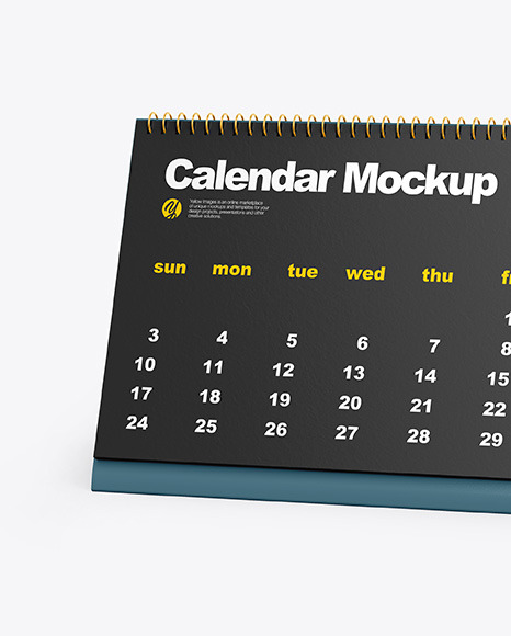 Desk Calendar Mockup