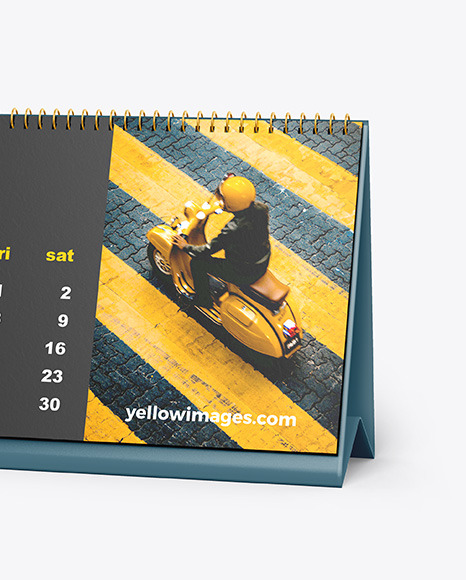 Desk Calendar Mockup