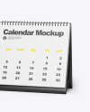 Desk Calendar Mockup