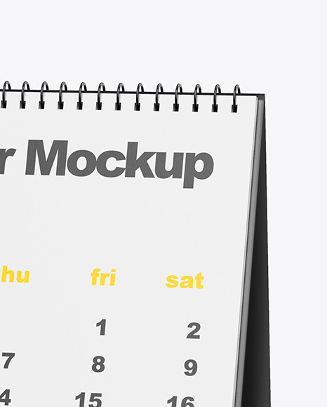 Desk Calendar Mockup