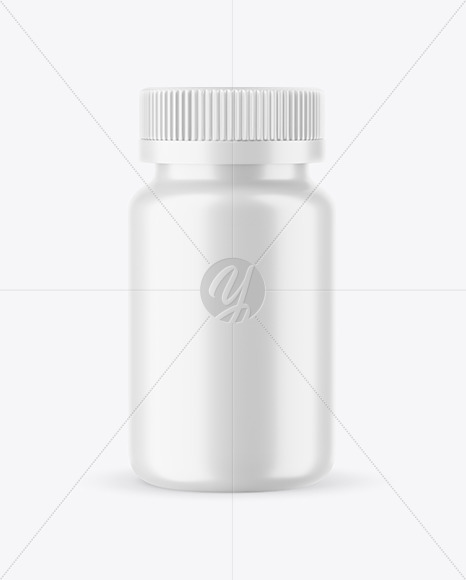 Matte Pills Bottle Mockup