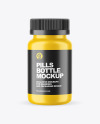 Matte Pills Bottle Mockup