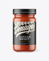 Clear Glass Jar with Bolognese Sauce Mockup