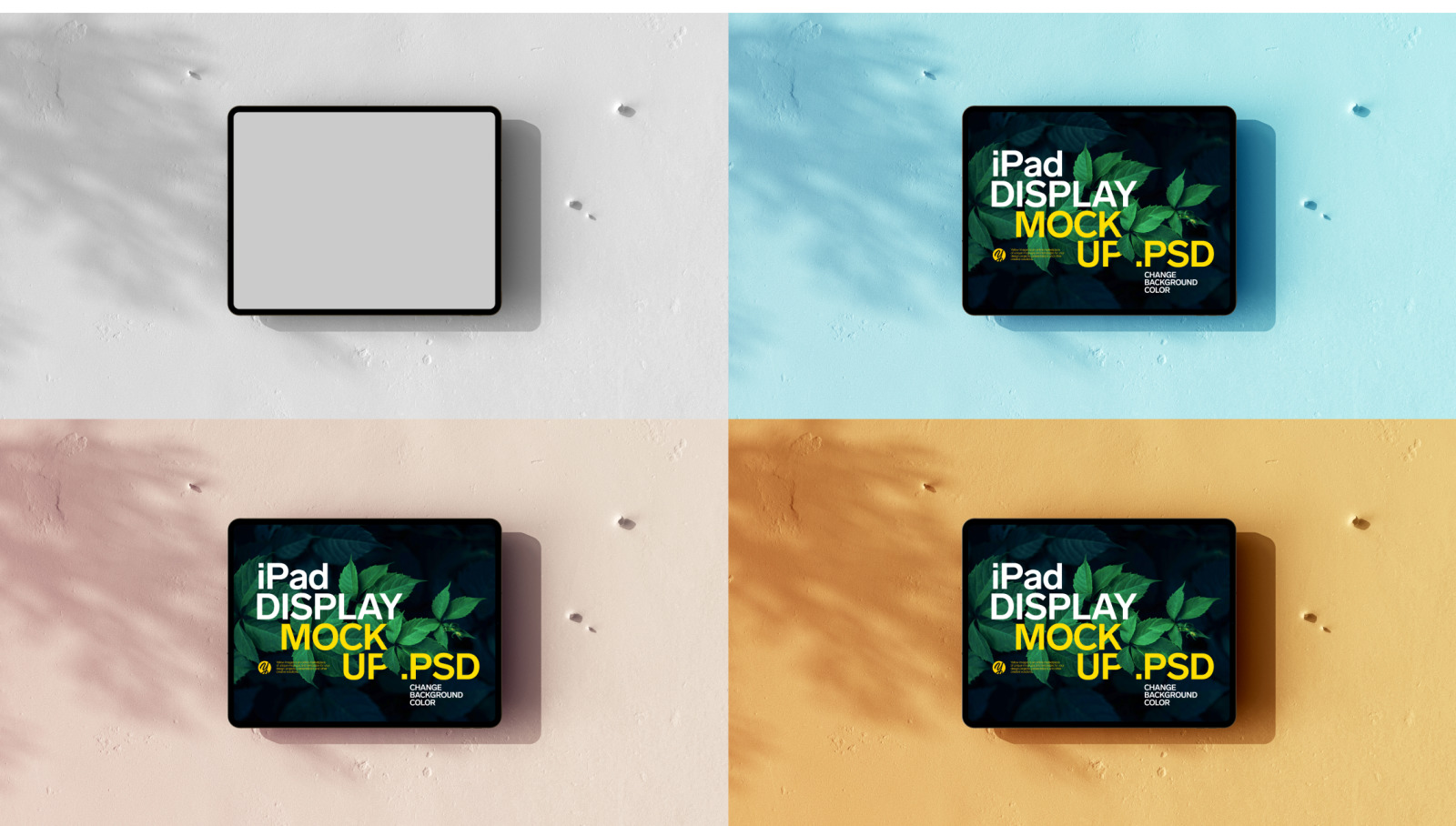 iPad Display Mockup