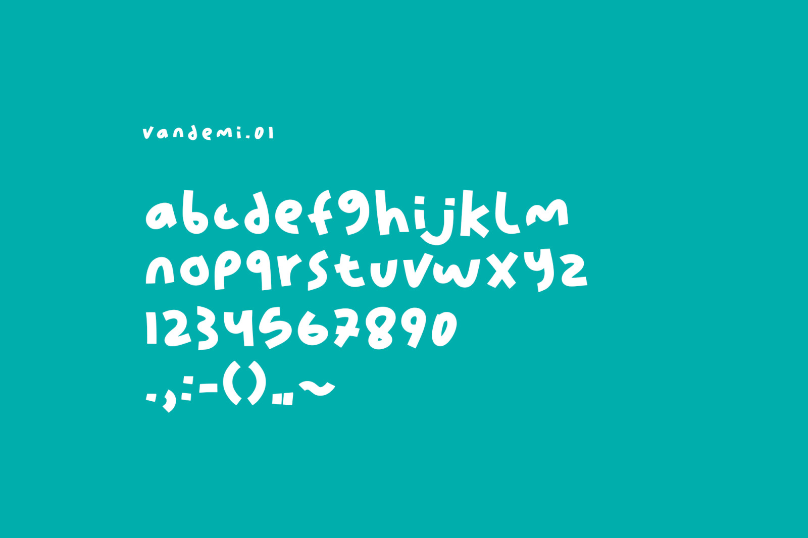 Vandemi Handwritten font Vandemi Handwritten font