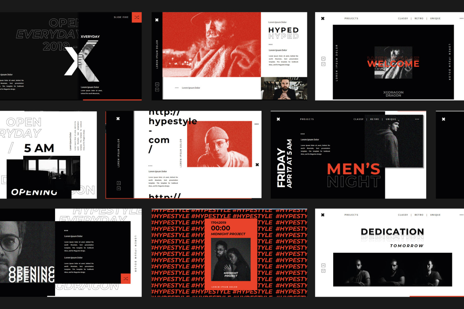 XGdragon Powerpoint Template