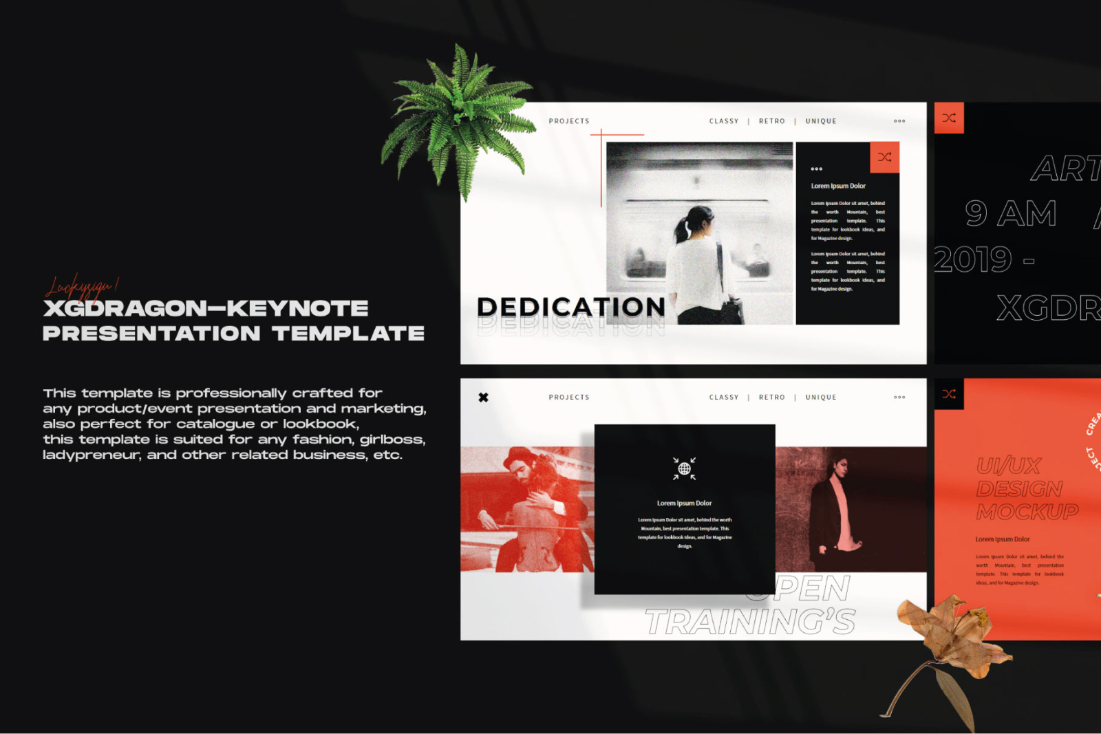 XGdragon Powerpoint Template