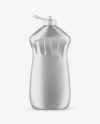 500ml Washing-up Liquid Metallic Bottle Mockup