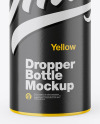 Glossy Dropper Bottle Mockup