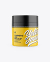 Glossy Plastic Cosmetic Jar Mockup